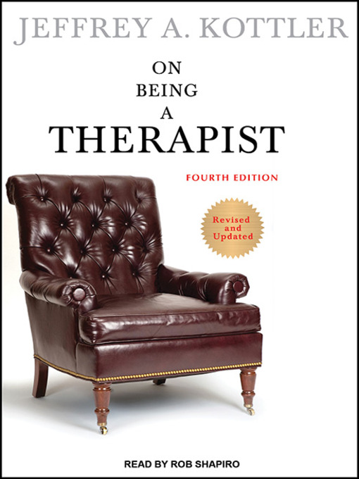 Title details for On Being a Therapist by Jeffrey A. Kottler - Available